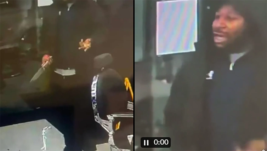 Wajah salah satu pelaku penusukan massal di kereta LNER [Sumber foto: X]